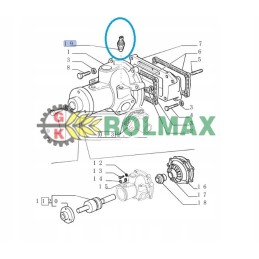Temperature sensor new holland case 504062682