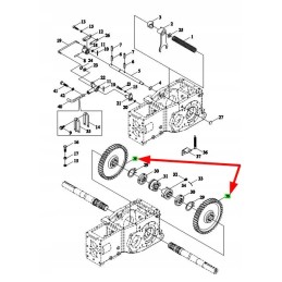 Te300 372 01 final drive gear