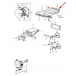 1426607m1 rear lamp cover, left