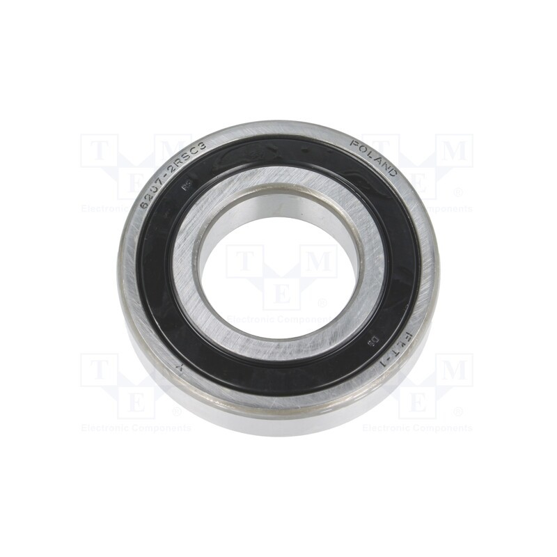 1 pcs x PBF - 6207 2RS PBF - Bearing: single row deep groove ball, Øint: 35mm, Øout: 72mm