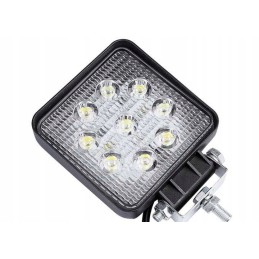 Work lamp 9 LED 12v square halogen