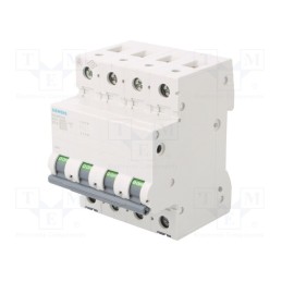 1 pcs x SIEMENS - 5SL6616-6 - Circuit breaker, 400VAC, Inom: 16A, Poles: 3+N, Charact: B, 6kA, IP20