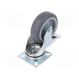 1 pcs x RADER - KPA-TPA 75S-HC - Transport wheel, Ø: 75mm, W: 25mm, H: 100mm, torsional with lock