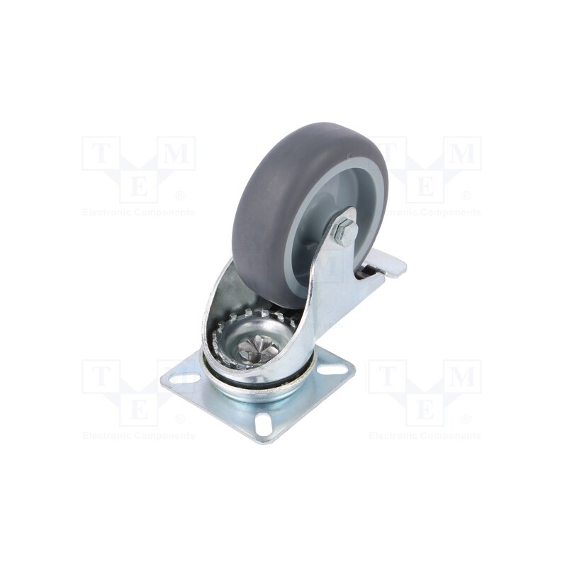 1 pcs x RADER - KPA-TPA 75S-HC - Transport wheel, Ø: 75mm, W: 25mm, H: 100mm, torsional with lock