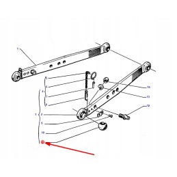886429m1kr lower lever ball, category 2 2 o28