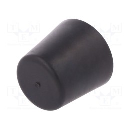 1 pcs x ELESA+GANTER - DVB.6-38-35-M8-10-70 - Vibroisolation foot, Ø: 38mm, Shore hardness: 70±5, 1432N, 164N/mm