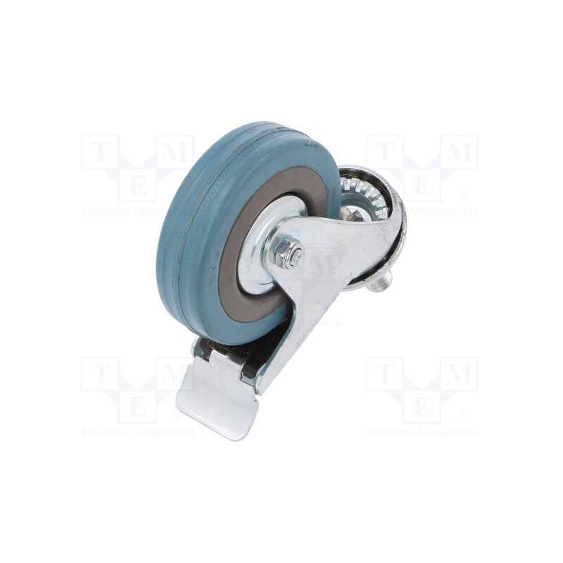 1 pcs x RADER - CKLA-PG 75S-HC - Transport wheel, Ø: 75mm, W: 21mm, H: 100mm, torsional with lock
