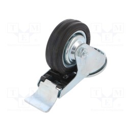 1 pcs x RADER - CKJS-SG 80W-HC - Transport wheel, Ø: 80mm, W: 25mm, H: 105mm, 50kg, rubber, CSG
