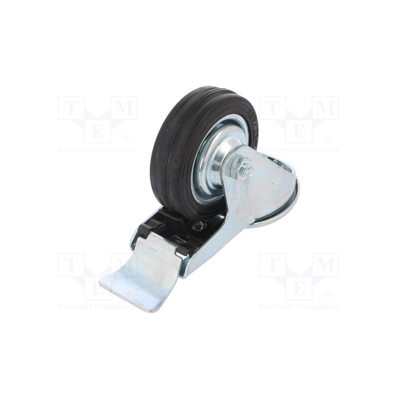 1 pcs x RADER - CKJS-SG 80W-HC - Transport wheel, Ø: 80mm, W: 25mm, H: 105mm, 50kg, rubber, CSG