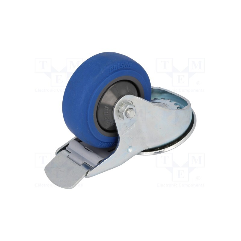 1 pcs x COLSON - BPPR 0805 5000 - Transport wheel, Ø: 80mm, W: 32mm, H: 105mm, torsional with lock