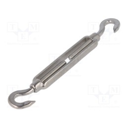 1 pcs x KRAFTBERG - SCI-B-M5-A4 - Turnbuckle, acid resistant steel A4, for rope, hook/hook, 8mm