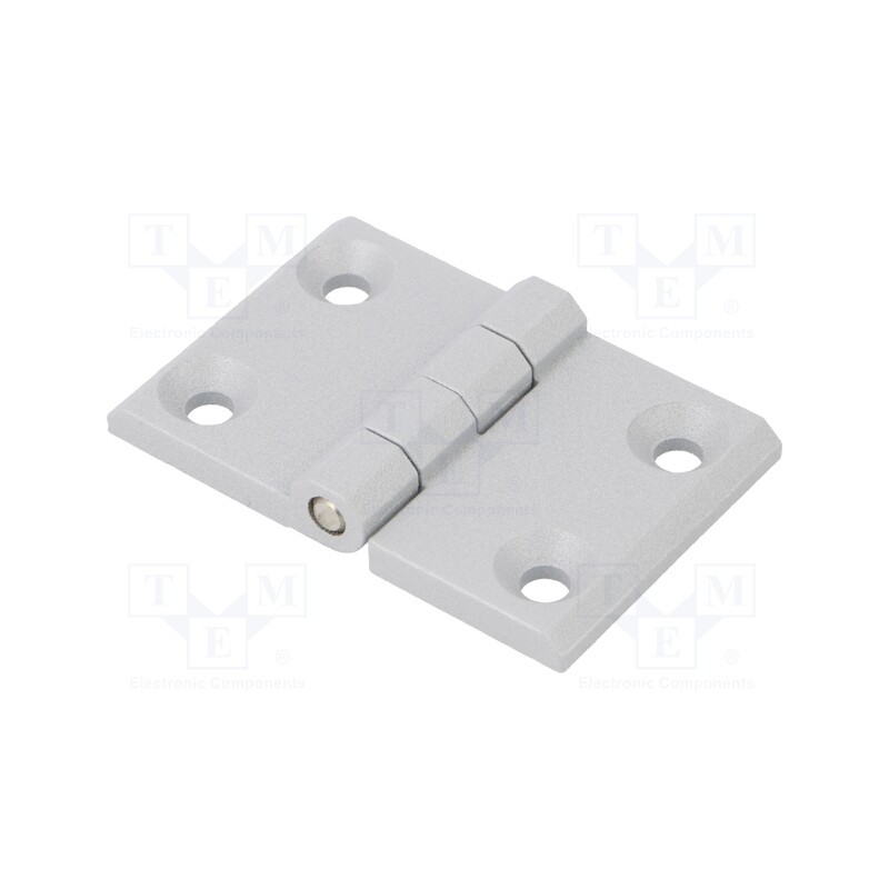 1 pcs x ELESA+GANTER - GN 237-ZD-76-50-A-SR - Hinge, Width: 76mm, zinc and aluminium alloy, silver, H: 50mm