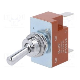 1 pcs x NKK SWITCHES - S2F - Switch: toggle, Pos: 2, SPDT, ON-ON, 20A/125VAC, 20A/30VDC, -10÷70°C