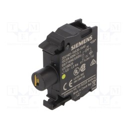 1 pcs x SIEMENS - 3SU1401-1BG30-1AA0 - Illuminating unit, 22mm, 3SU1.5, -25÷70°C, Illumin: LED, front