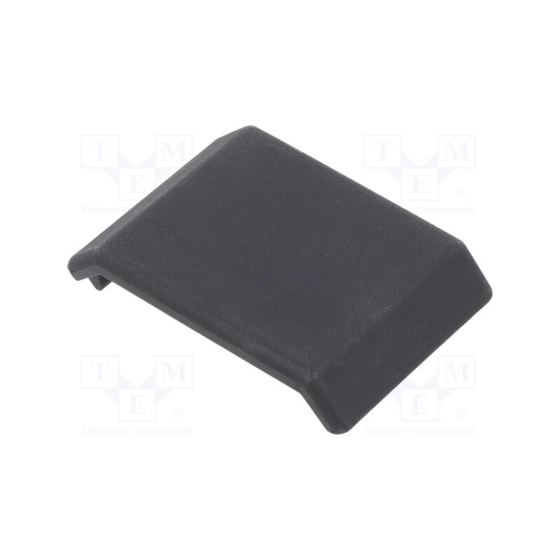 1 pcs x ELESA+GANTER - GN 963-45-45-45-SW - Stopper, for angle bracket, W: 43mm, L: 43mm, technopolymer PA