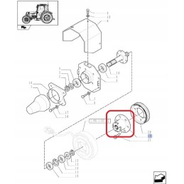 New Holland T4000 Case Farmall Hub 87316838