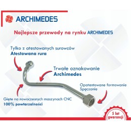 Hydraulic hose and valve C 330, archime galvanized
