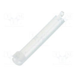 10 pcs x DREMEC - 8GE04V80374 - Spacer sleeve, LED, Øout: 3.6mm, ØLED: 3mm, L: 22.2mm, natural