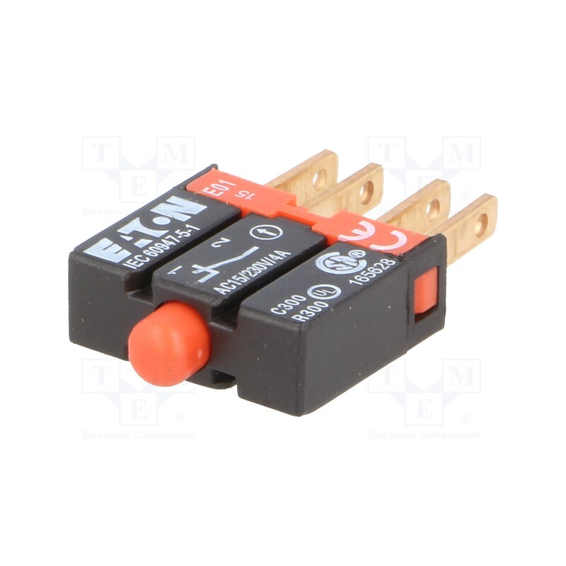 1 pcs x EATON ELECTRIC - E01 - Contact block, 16mm, RMQ-16, -25÷70°C, Contacts: NC, Q18,Q25