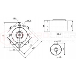 Hydraulic motor sms 400 o4w32 p hydrolider