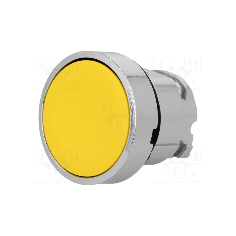 1 pcs x SCHNEIDER ELECTRIC - ZB4BA5 - Switch: push-button, 22mm, Stabl.pos: 1, yellow, none, IP66, flat