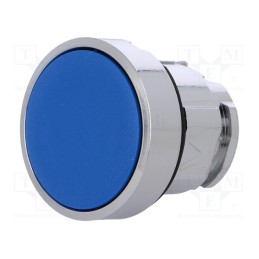 1 pcs x SCHNEIDER ELECTRIC - ZB4BA6 - Switch: push-button, 22mm, Stabl.pos: 1, blue, none, IP66, flat