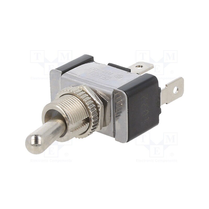 1 pcs x SWITCH COMPONENTS - TA2-1B-DC-1-O - Switch: toggle, Pos: 2, SPST, OFF-(ON), 21A/14VDC, 0÷65°C, 50mΩ