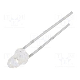 5 pcs x EVERLIGHT - 1224USOC/S530-A3 - LED, 3mm, orange, 188mcd, 25°, Front: convex, 2.4V, No.of term: 2