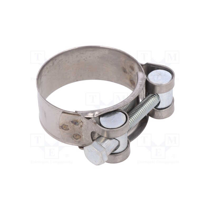 1 pcs x MPC INDUSTRIES - S2040 - T-bolt clamp, W: 20mm, Clamping: 10÷43mm, chrome steel AISI 430, S
