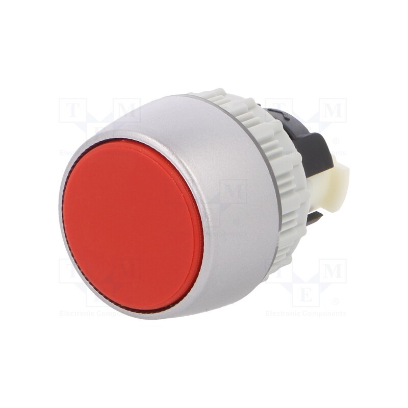 1 pcs x SPAMEL - ST22-KC - Switch: push-button, 22mm, Stabl.pos: 1, red, IP65, flat, Pos: 2, ST22
