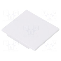 1 set x TOPMET - V4890001 -AS - Cap for LED profiles, white, 2pcs, ABS, VARIO30-03