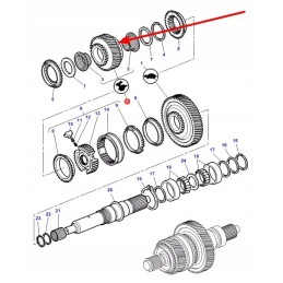 3583903m2 gear wheel of the hare gearbox