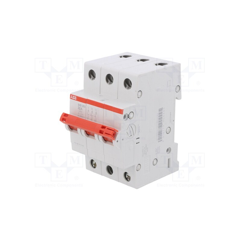 1 pcs x ABB - 2CDD273111R0032 - Switch-disconnector, Poles: 3, for DIN rail mounting, 32A, 415VAC