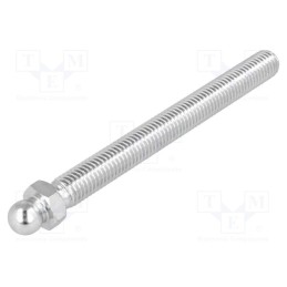 1 pcs x FATH - 098MM10100M - Pin, M10, Plunger mat: steel, Ø: 10mm, Plating: zinc, Spanner: 13mm