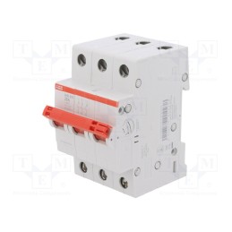 1 pcs x ABB - 2CDD273111R0025 - Switch-disconnector, Poles: 3, for DIN rail mounting, 25A, 415VAC