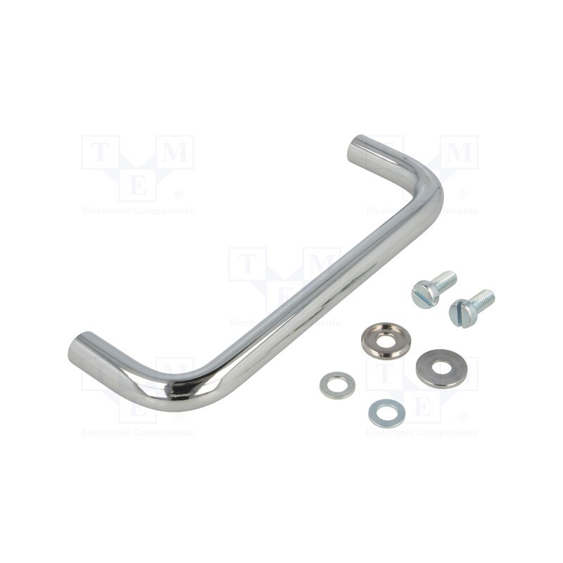 1 pcs x MENTOR - 270.3 - Handle, chromium plated steel, chromium plated, H: 43mm, W: 14mm