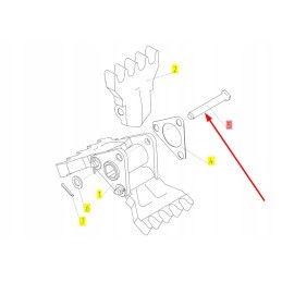 100059513 blade pin of a non-flying grinder