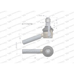Steering joint 11 16 81717427 Warynski