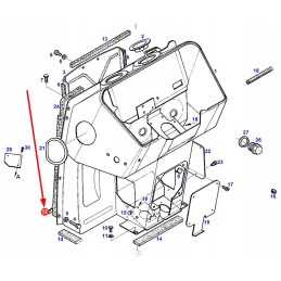X435704800000 sheet metal nut m6