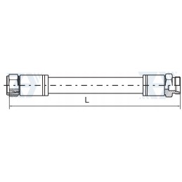 Hydraulic hose cable AB DN10 M18 D 400 330bar