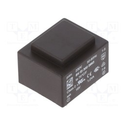 1 pcs x HAHN - BV EI 302 2863 - Transformer: encapsulated, 1.2VA, 230VAC, 18V, 67mA, PCB, BVEI