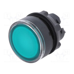 1 pcs x SCHNEIDER ELECTRIC - ZB5AW333 - Switch: push-button, 22mm, Stabl.pos: 1, green, IP66, flat, Pos: 2