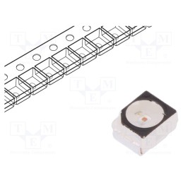 5 pcs x LITEON - LTST-B680VSKT - LED, SMD, 3528,PLCC2, yellow, 900÷1800mcd, 3.5x2.8x1.9mm, 120°