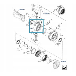 Return right New Holland T5 Case Farmall JX 47805