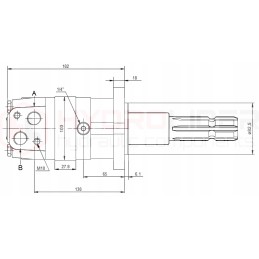 Hydraulic motor sms 160 o4w hydrolider