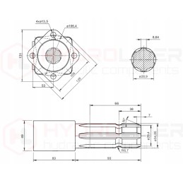 Hydraulic motor sms 160 o4w hydrolider