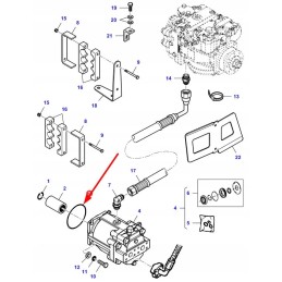 La14466880 hydraulic pump seal