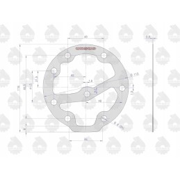 Set of compressor gaskets 8973126404