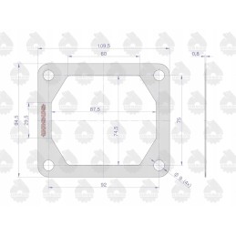Set of compressor gaskets 8973126404