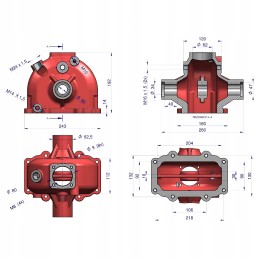 Steering column housing ursus c 330 original